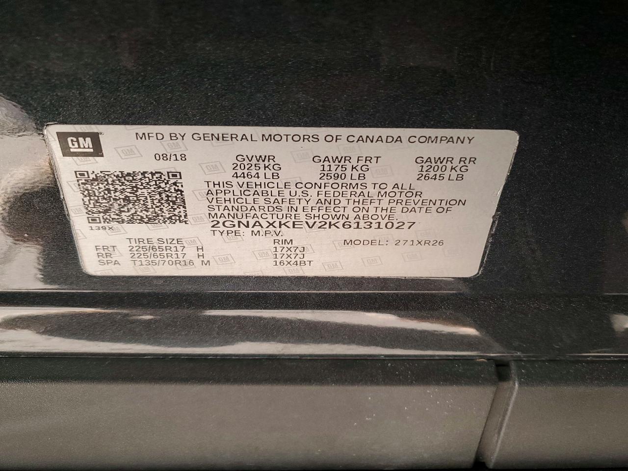 2019 CHEVROLET EQUINOX LT photo 13