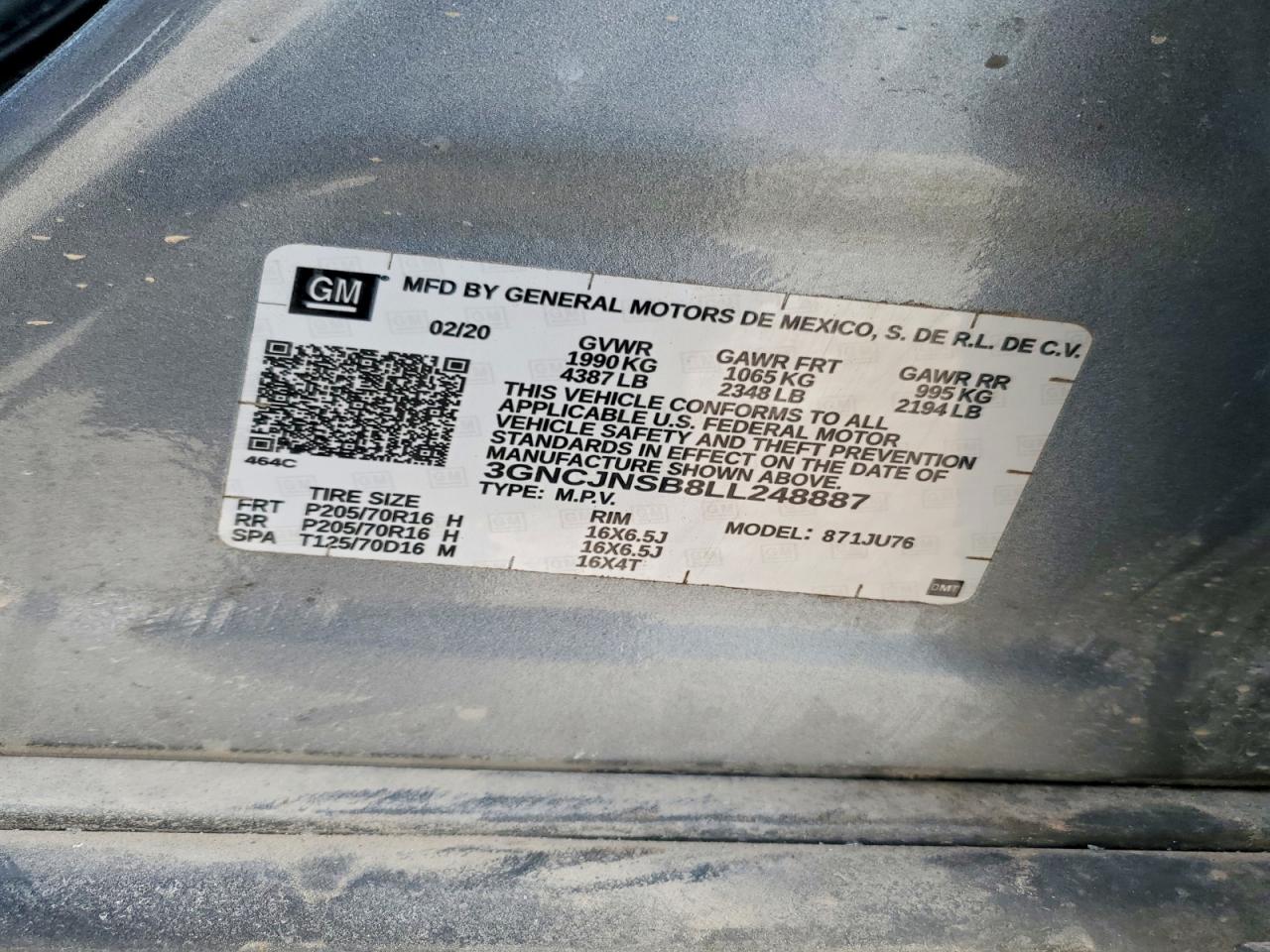 2020 CHEVROLET TRAX LS photo 23
