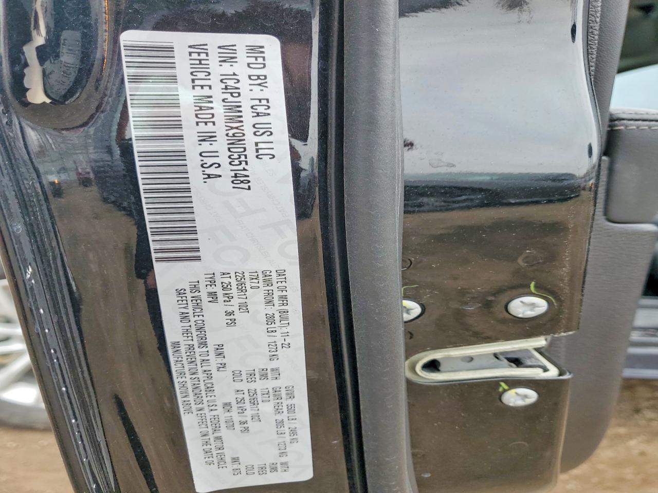 2022 JEEP CHEROKEE LATITUDE LUX photo 25