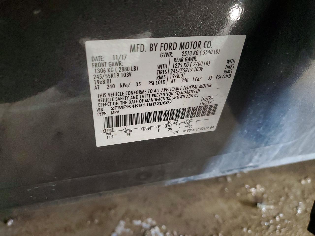 2018 FORD EDGE TITANIUM photo 25