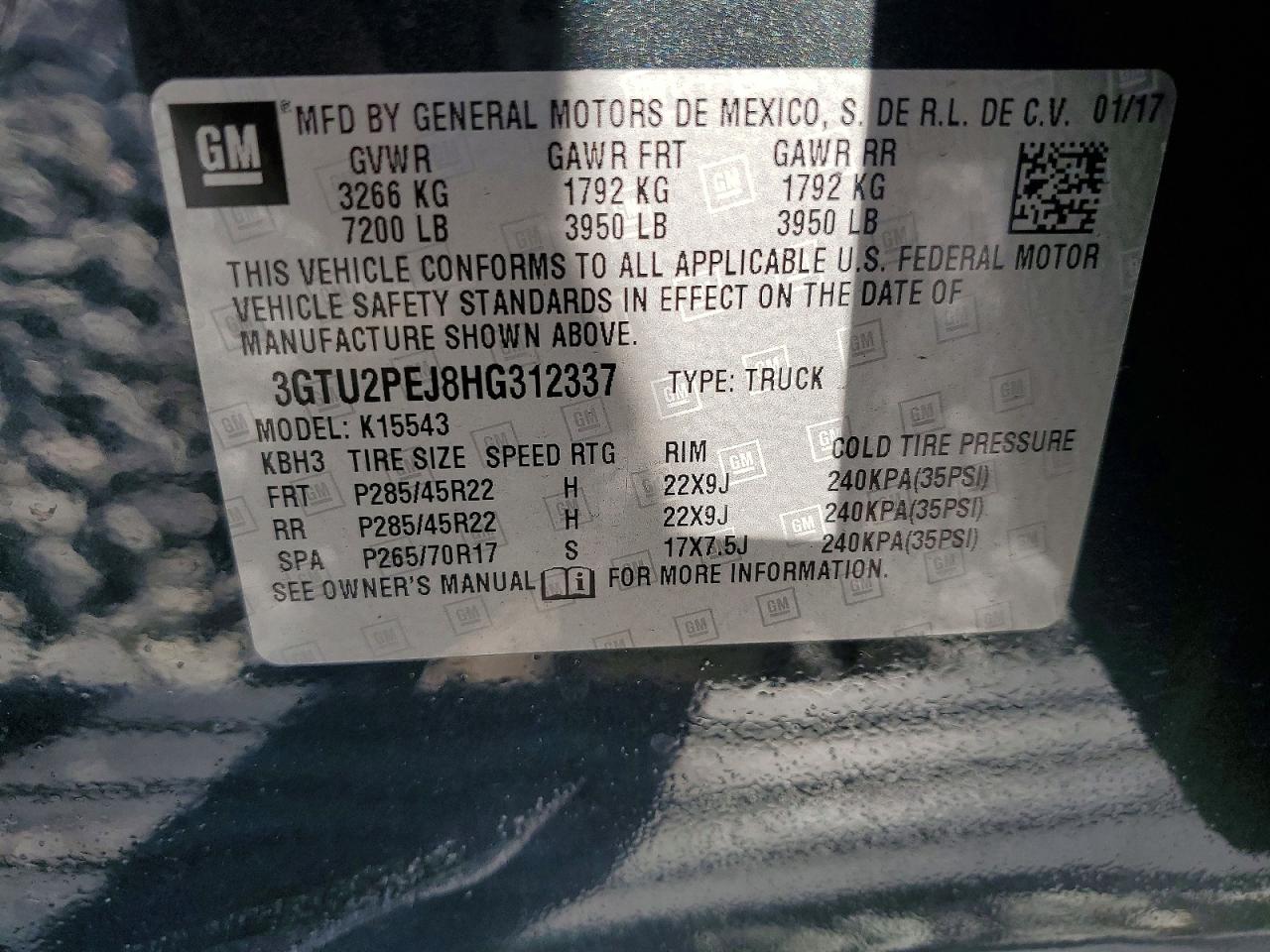 2017 GMC SIERRA K1500 DENALI photo 12