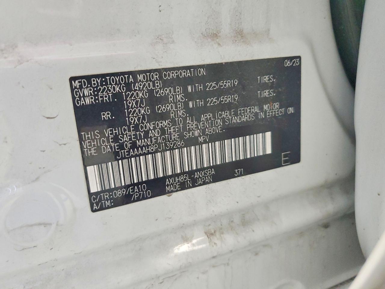2023 TOYOTA VENZA LIMITED photo 13