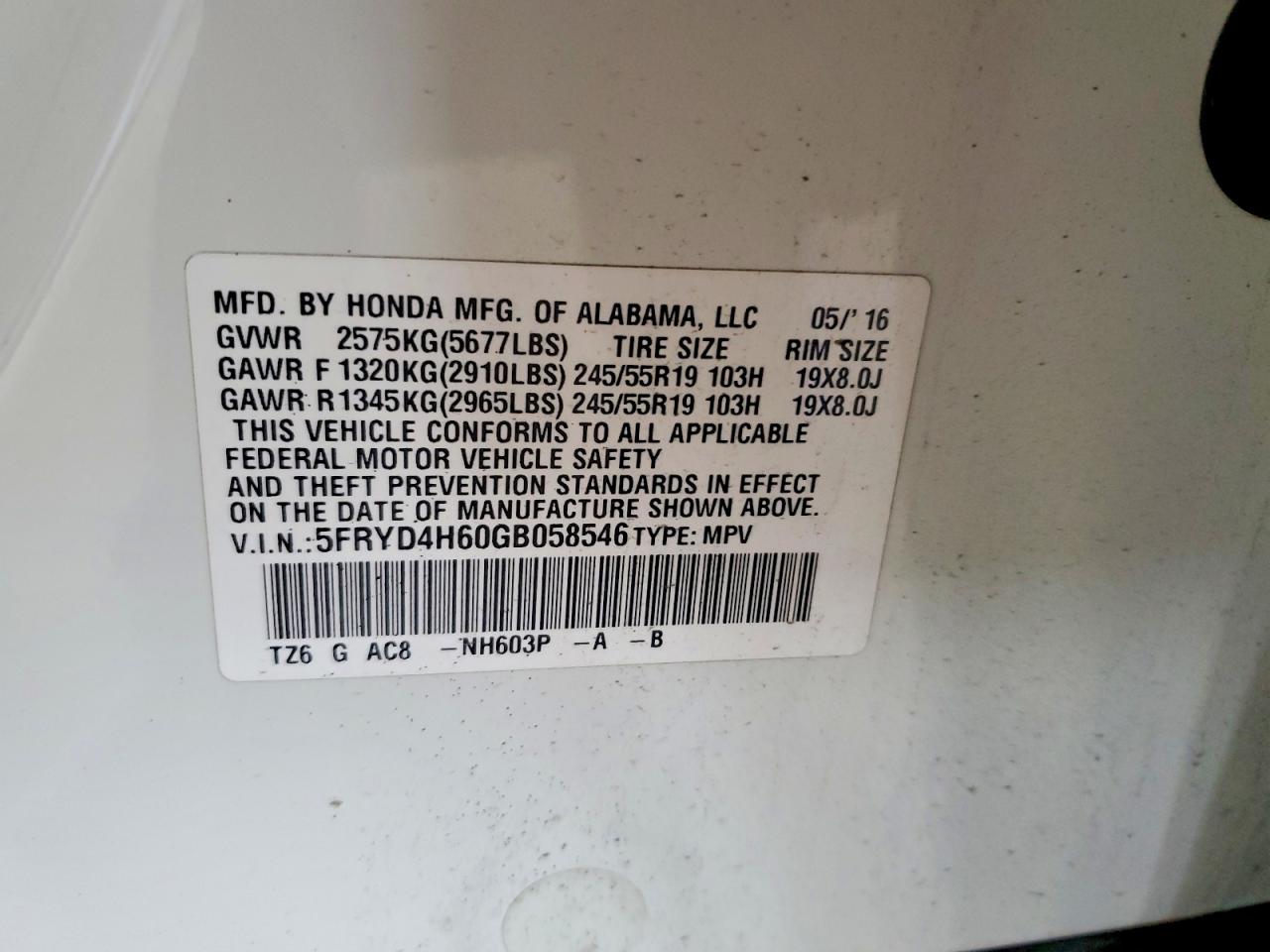 2016 ACURA MDX TECHNOLOGY photo 12