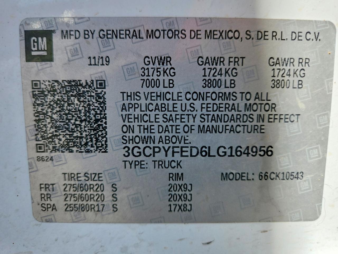 2020 CHEVROLET SILVERADO K1500 LT TRAIL BOSS photo 12