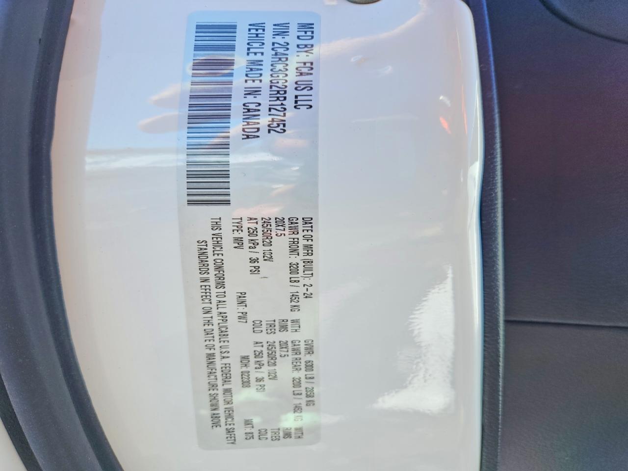 2024 CHRYSLER PACIFICA LIMITED photo 13