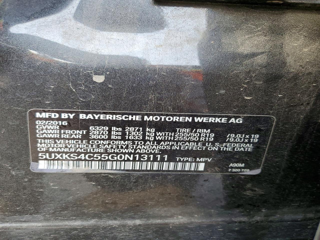2016 BMW X5 XDRIVE35D photo 25