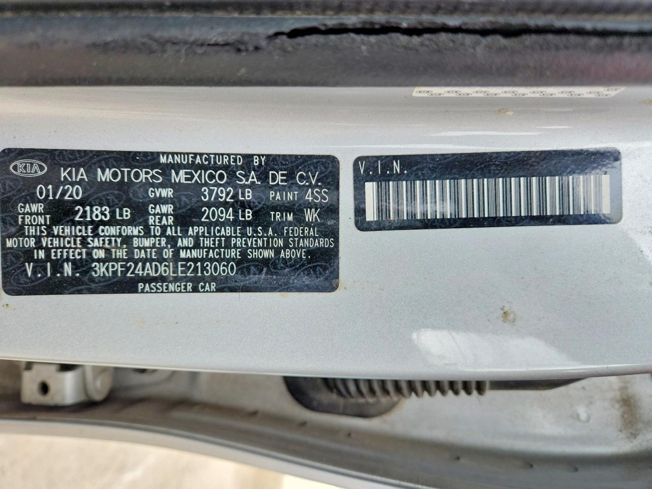 2020 KIA FORTE LXS photo 34