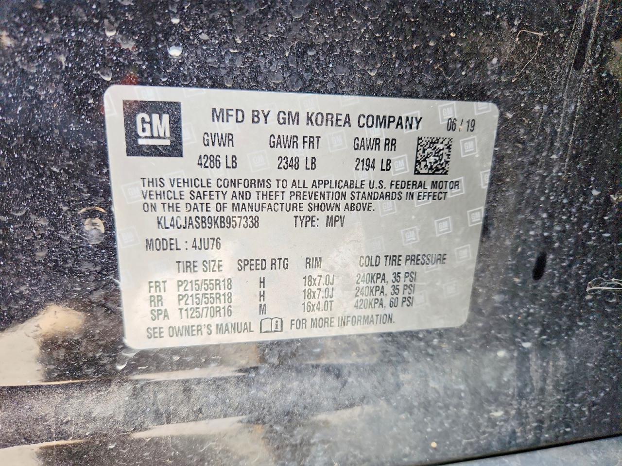 2019 BUICK ENCORE PREFERRED photo 14