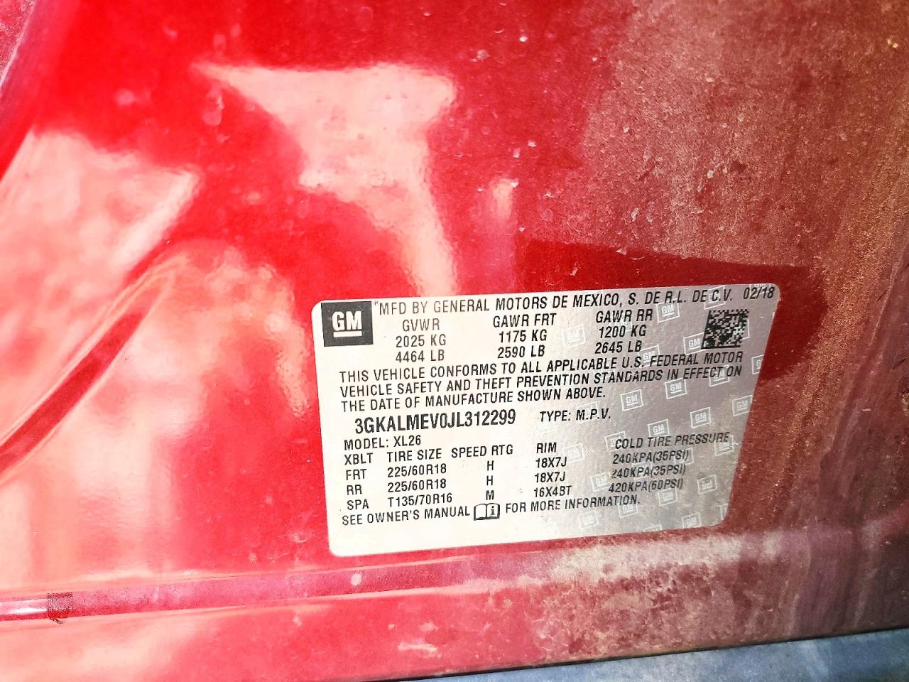 2018 GMC TERRAIN SLE photo 25
