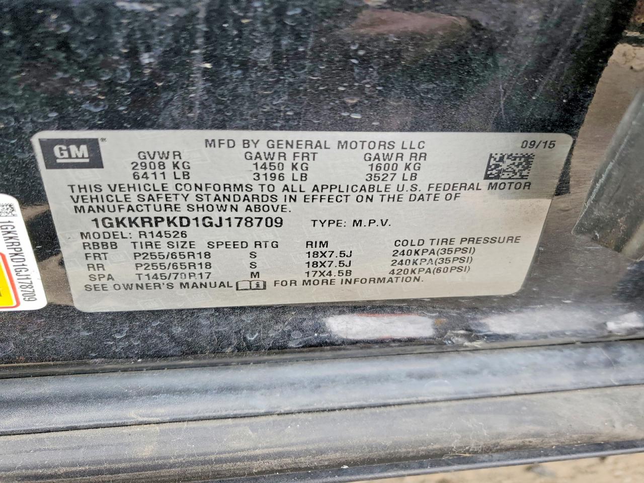 2016 GMC ACADIA SLE photo 23