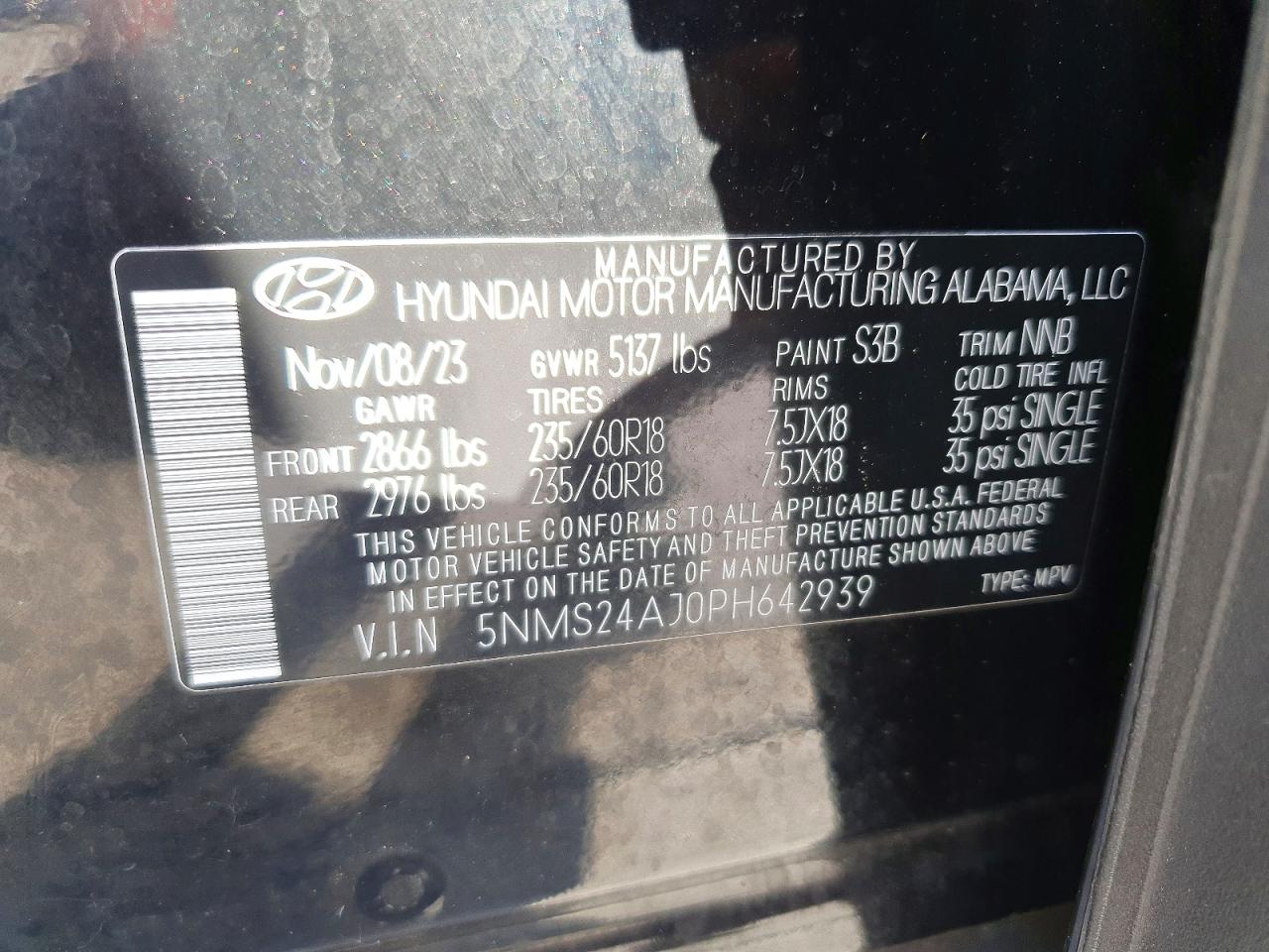 2023 HYUNDAI SANTA FE SEL photo 27