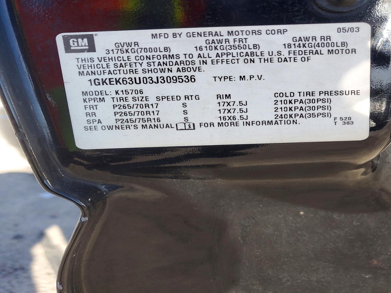 2003 GMC YUKON DENALI photo 37