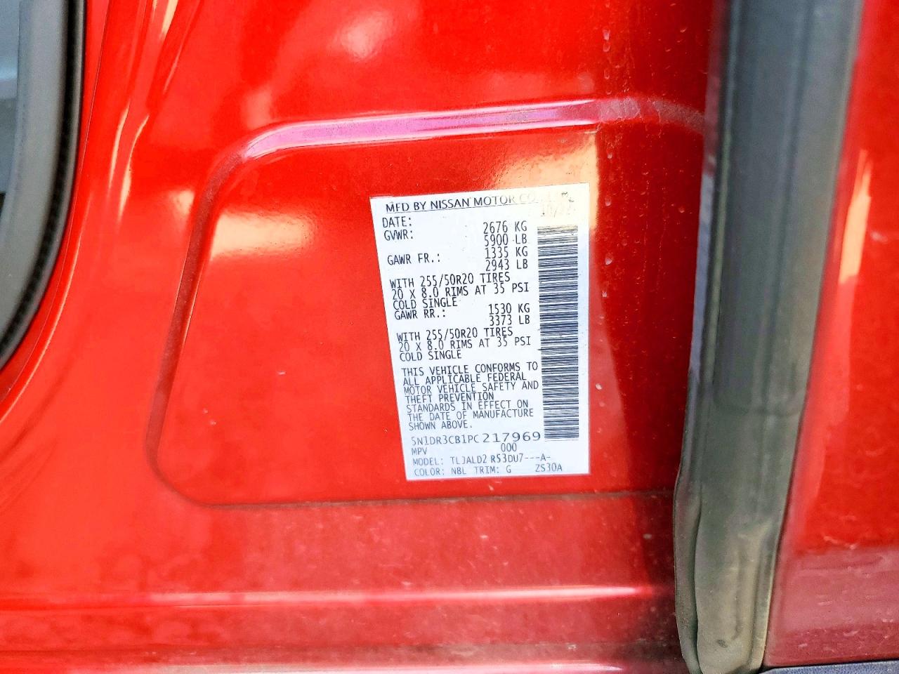 2023 NISSAN PATHFINDER SL photo 13