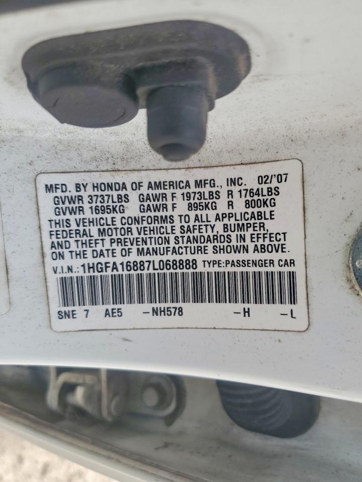 2007 HONDA CIVIC EX photo 34