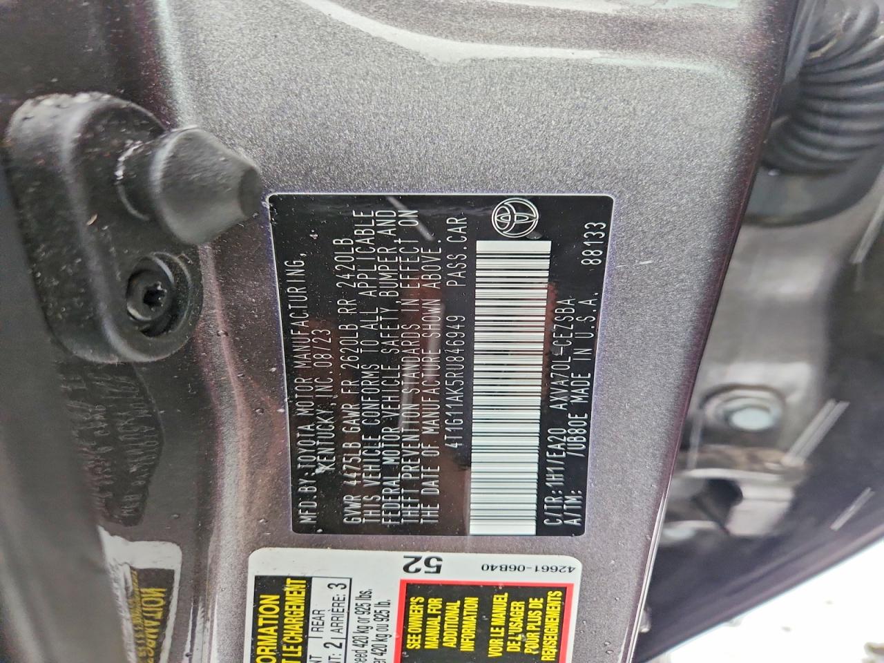 2024 TOYOTA CAMRY SE photo 34