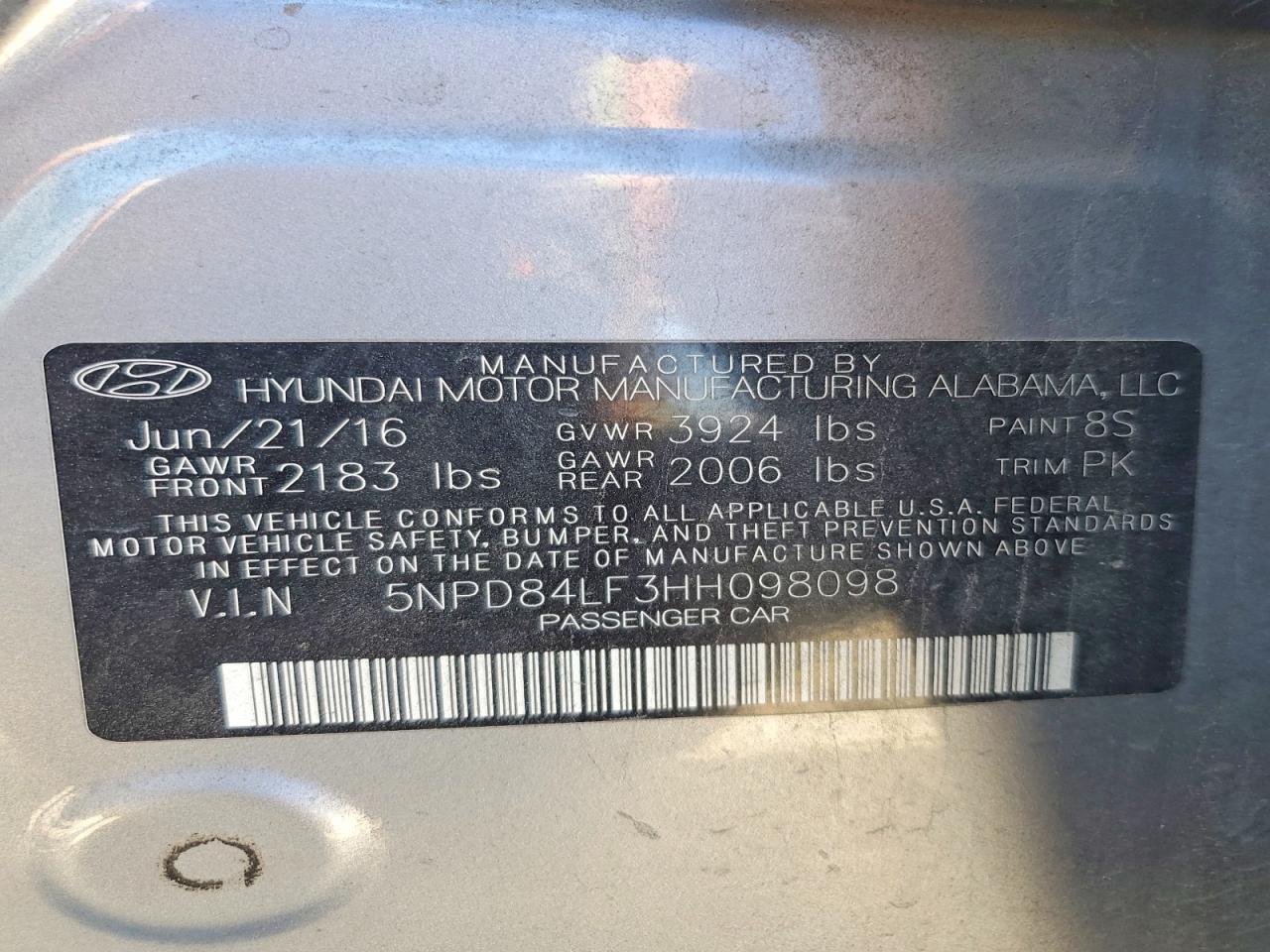2017 HYUNDAI ELANTRA SE photo 12