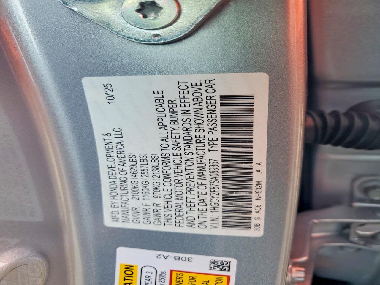 2025 HONDA ACCORD TOURING HYBRID photo 12