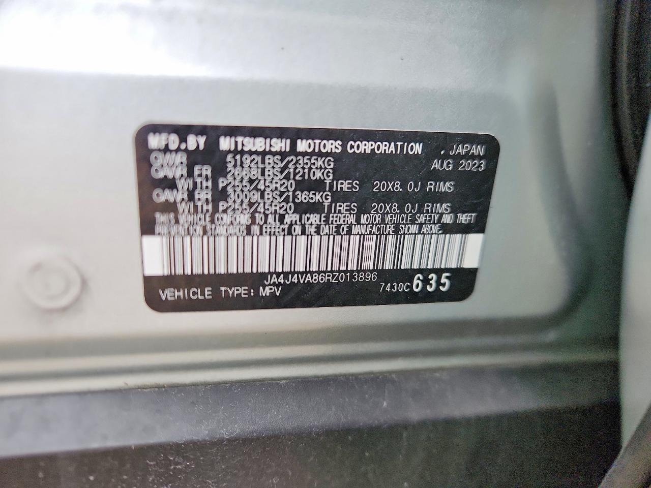 2024 MITSUBISHI OUTLANDER SE photo 13
