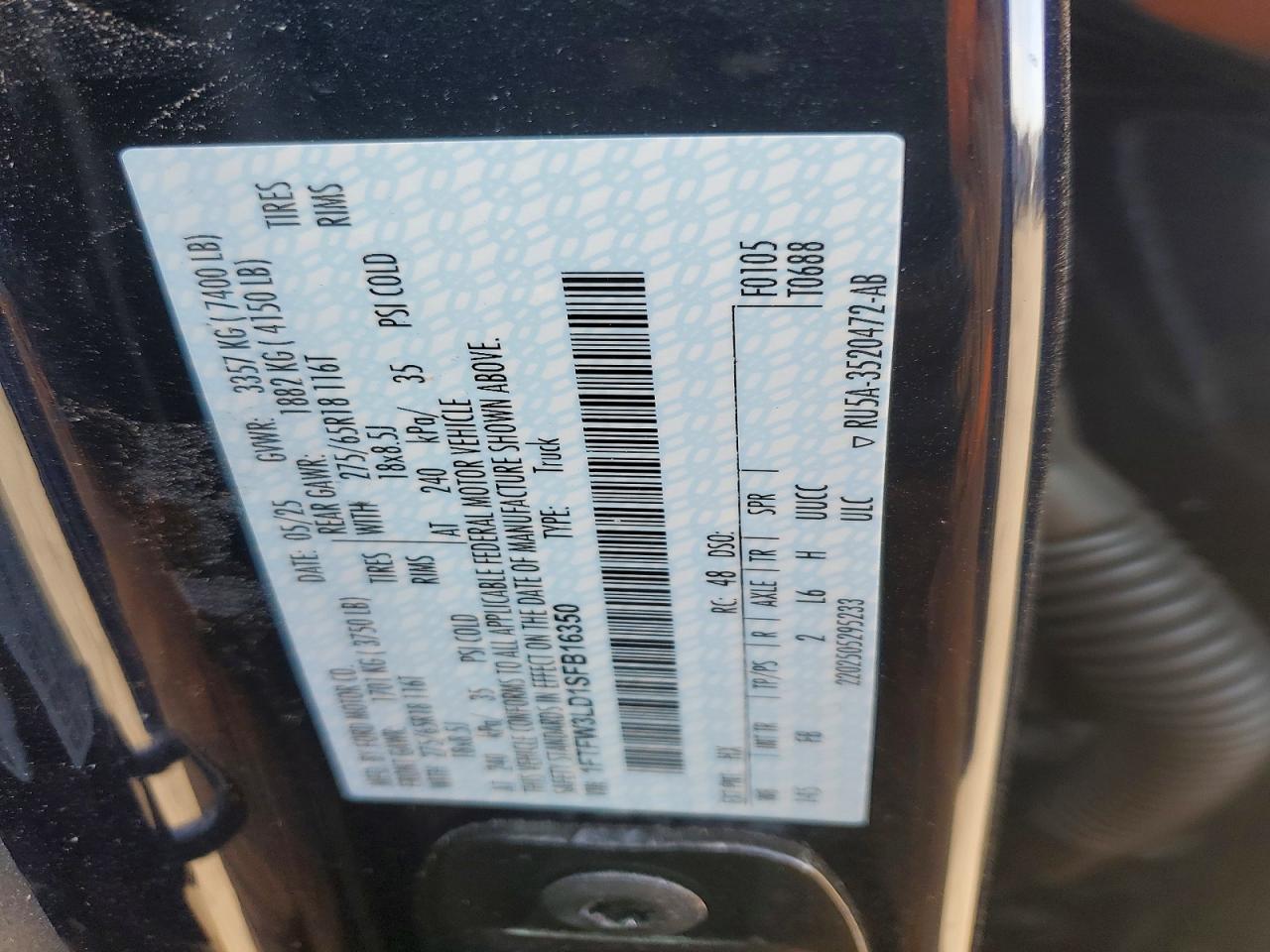2025 FORD F150 XLT photo 23