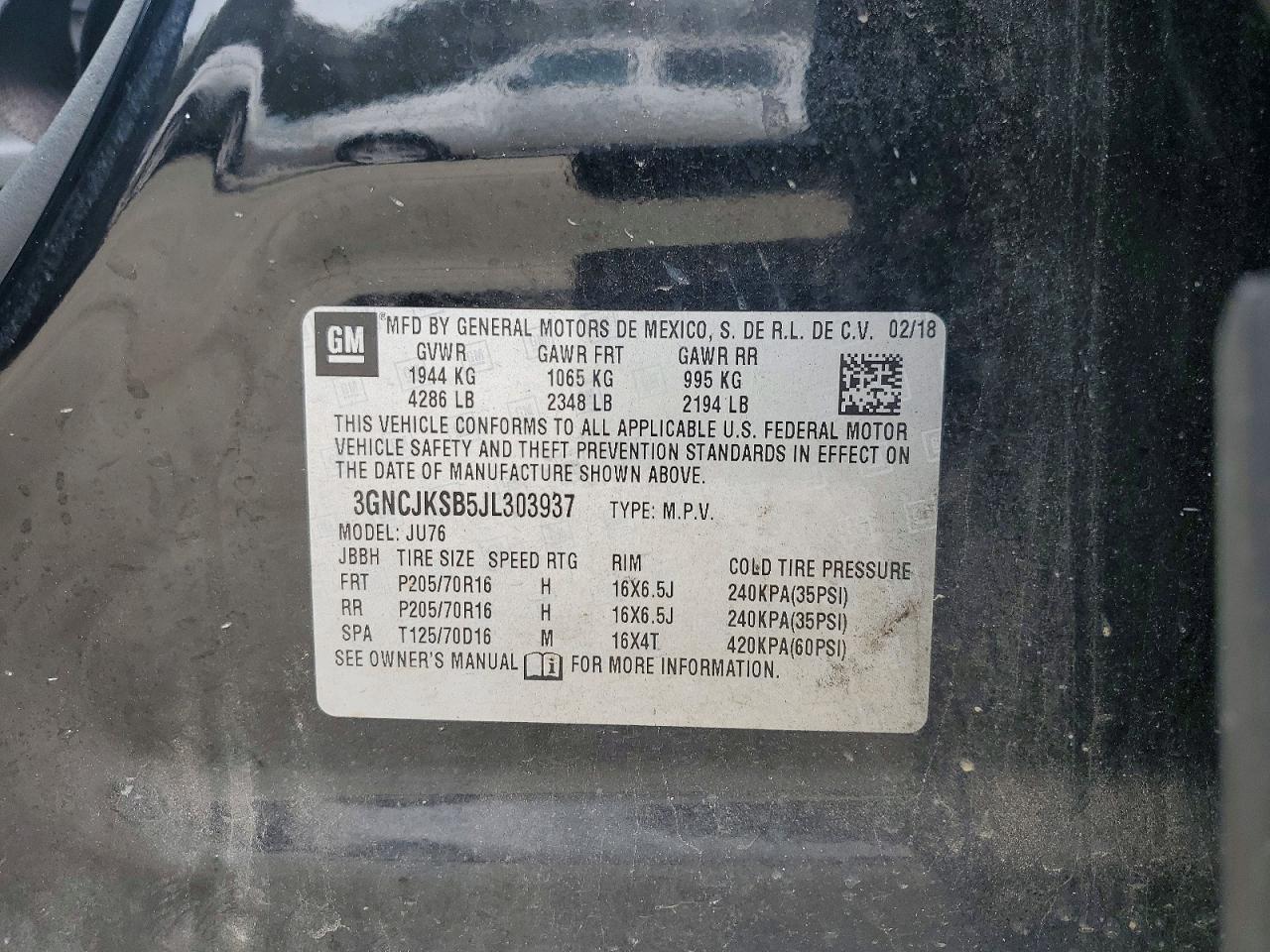 2018 CHEVROLET TRAX LS photo 23