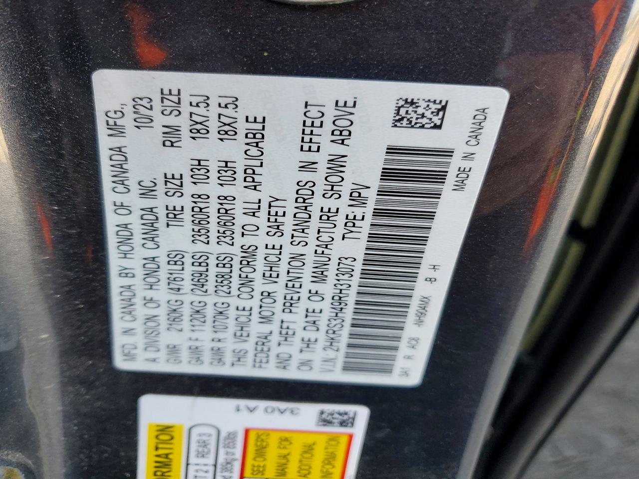 2024 HONDA CR-V photo 12
