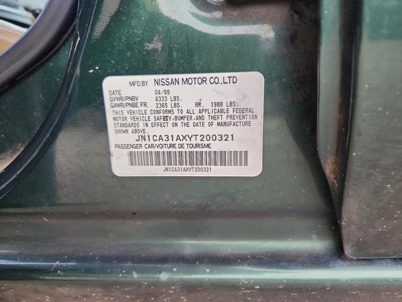 2000 NISSAN MAXIMA GXE photo 23