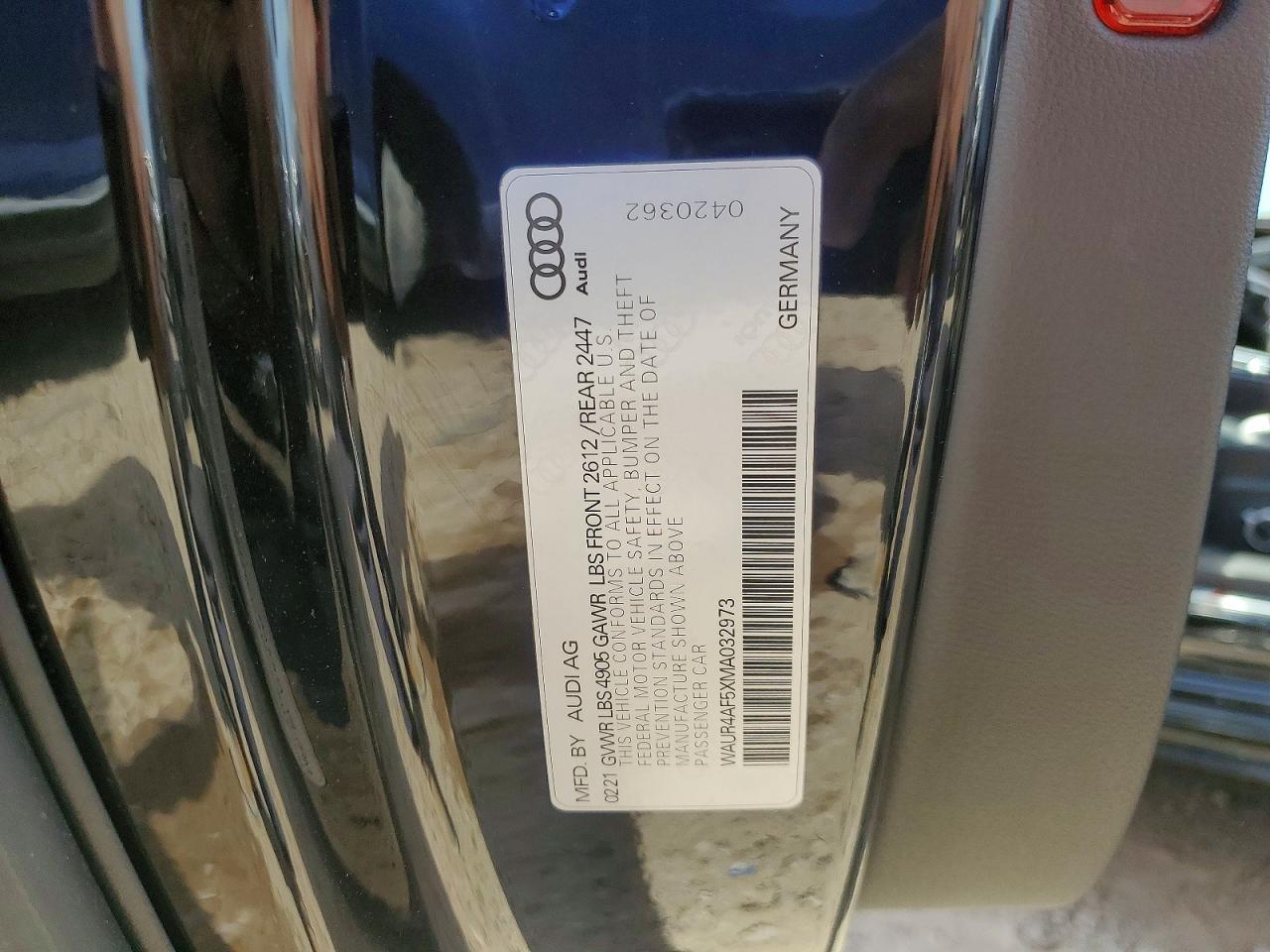 2021 AUDI S5 PRESTIGE photo 12