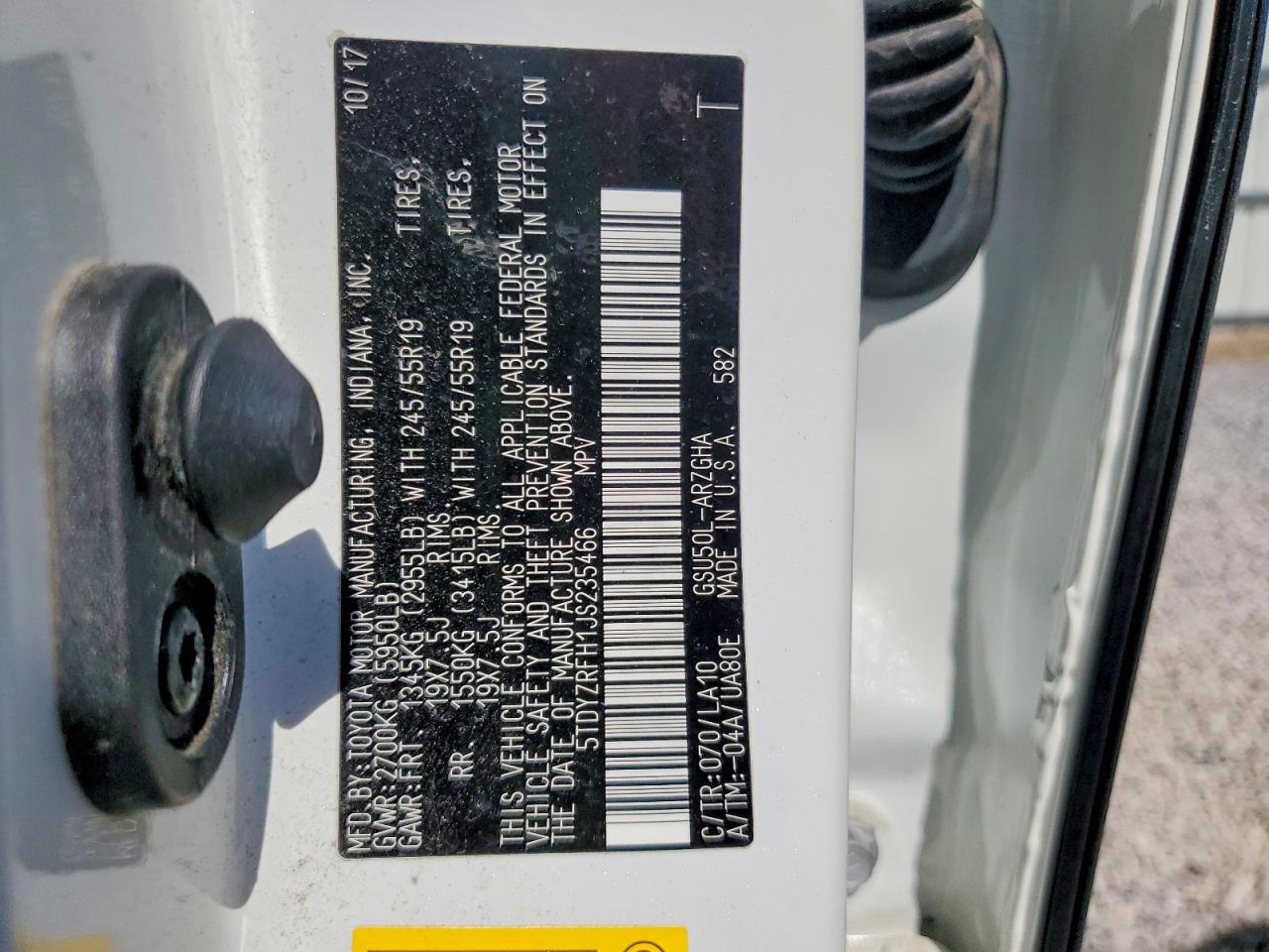 2018 TOYOTA HIGHLANDER LIMITED photo 14