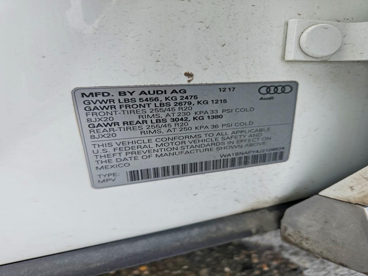 2018 AUDI Q5 PREMIUM PLUS photo 25