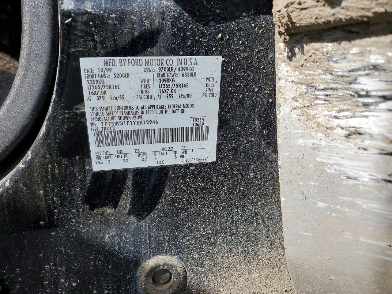2000 FORD F350 SRW SUPER DUTY photo 23