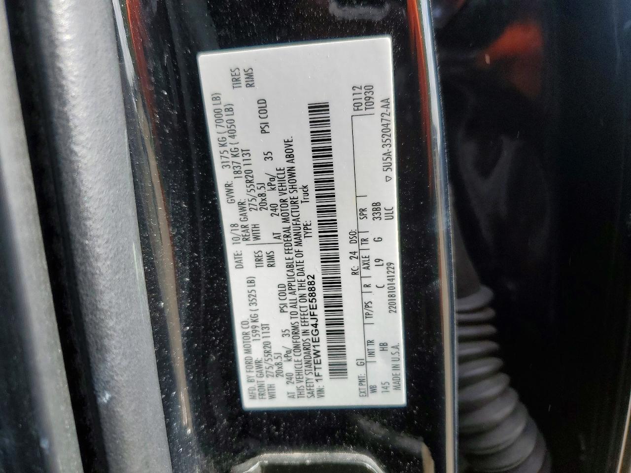 2018 FORD F150 SUPERCREW photo 23