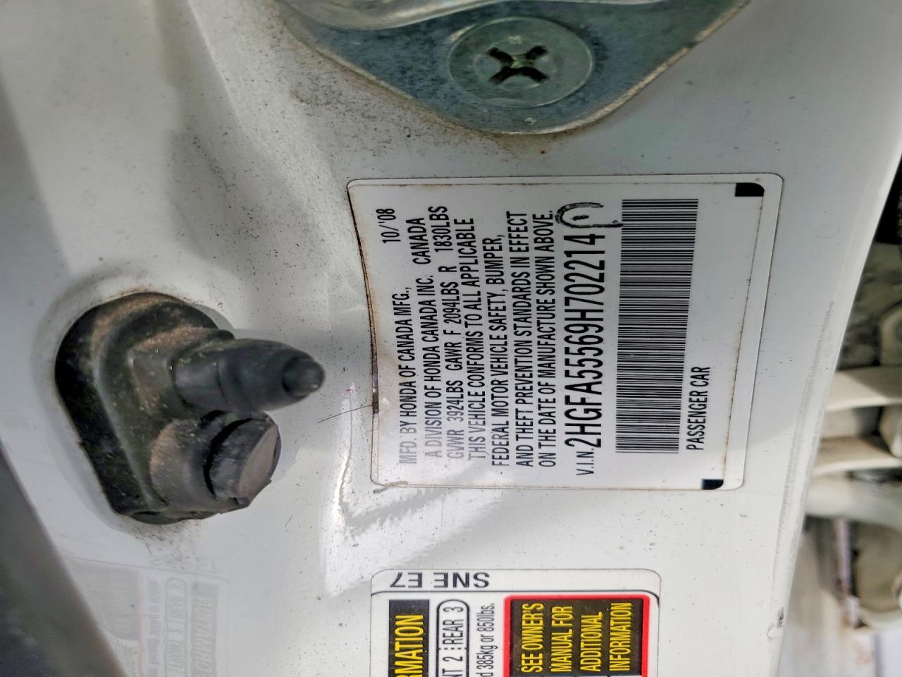 2009 HONDA CIVIC SI photo 23
