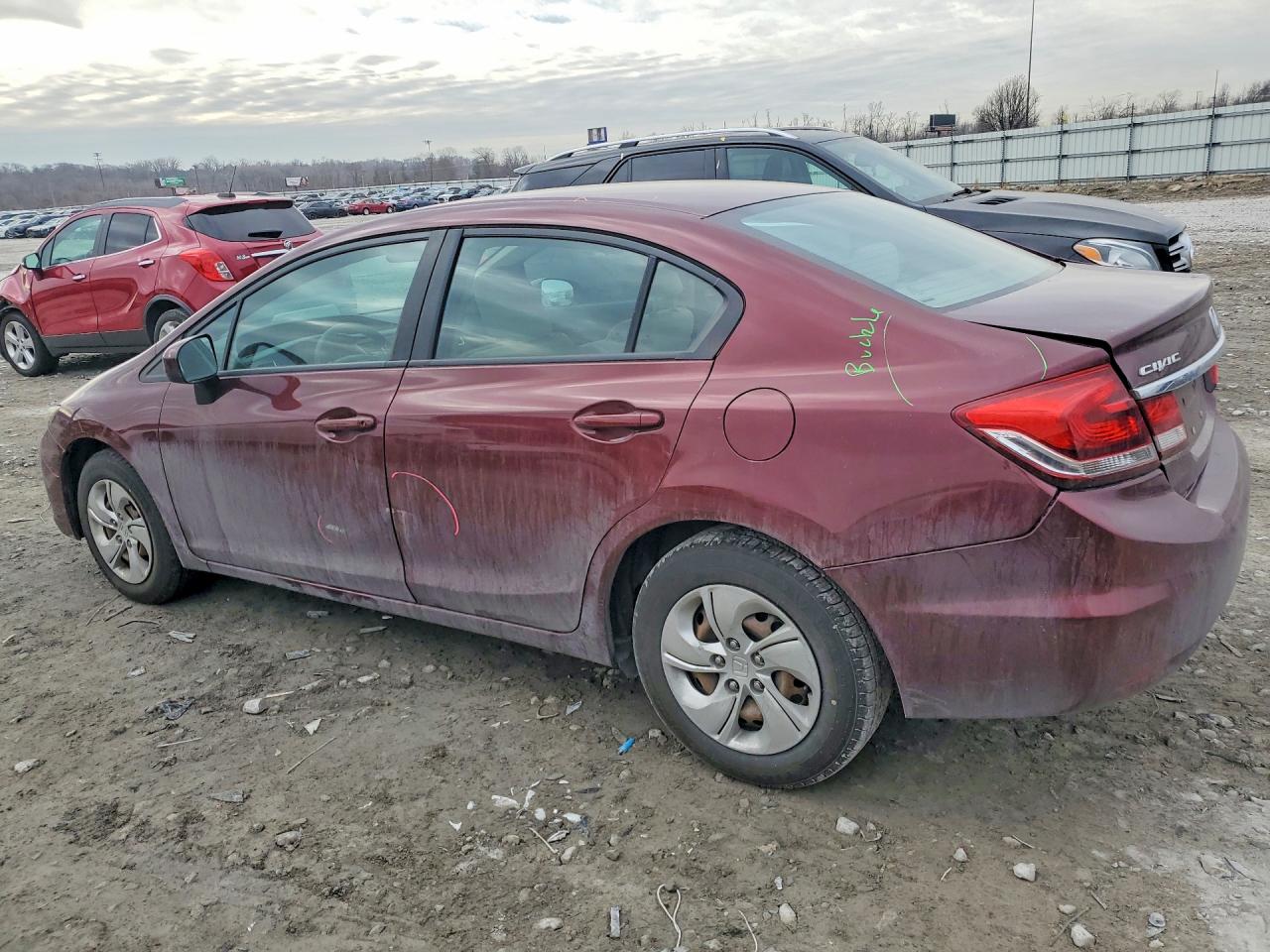 2014 HONDA CIVIC LX photo 2