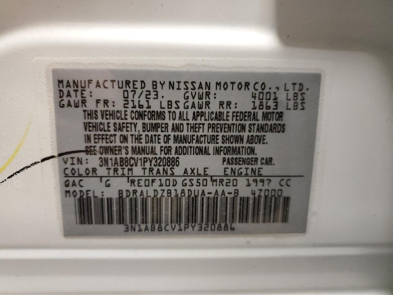 2023 NISSAN SENTRA SV photo 34