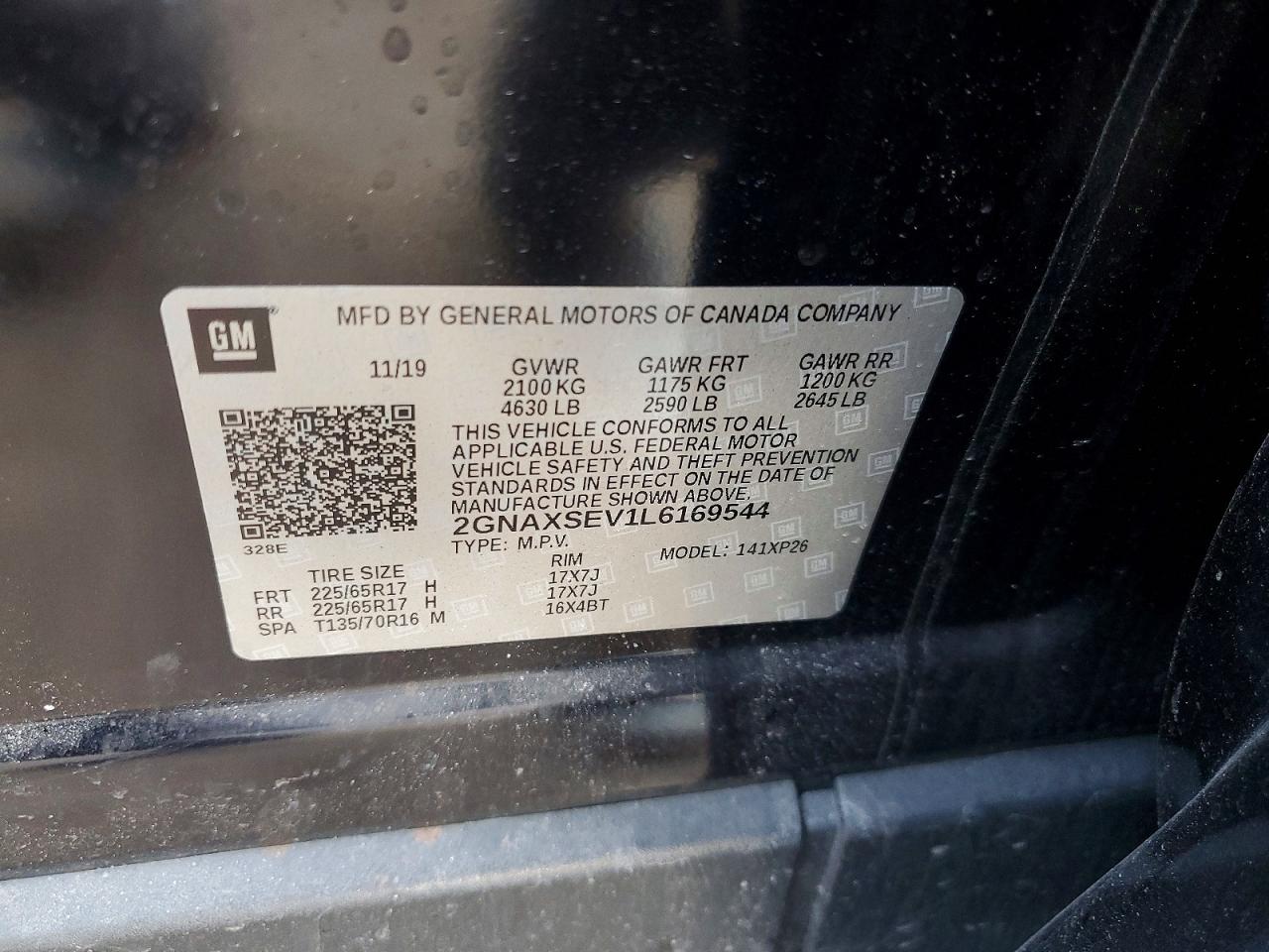 2020 CHEVROLET EQUINOX LS photo 37