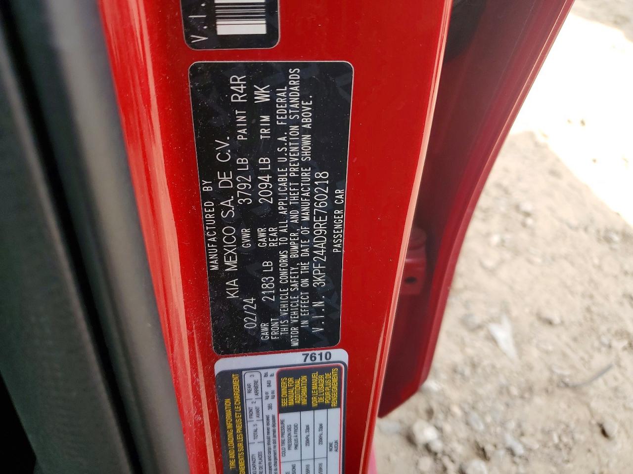 2024 KIA FORTE LXS photo 37