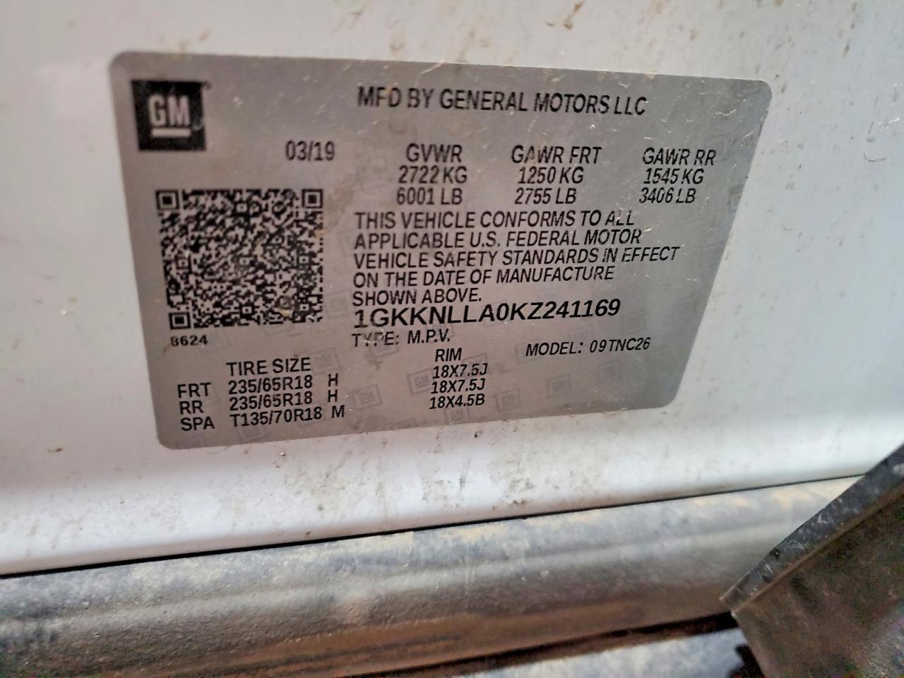 2019 GMC ACADIA SLE photo 37
