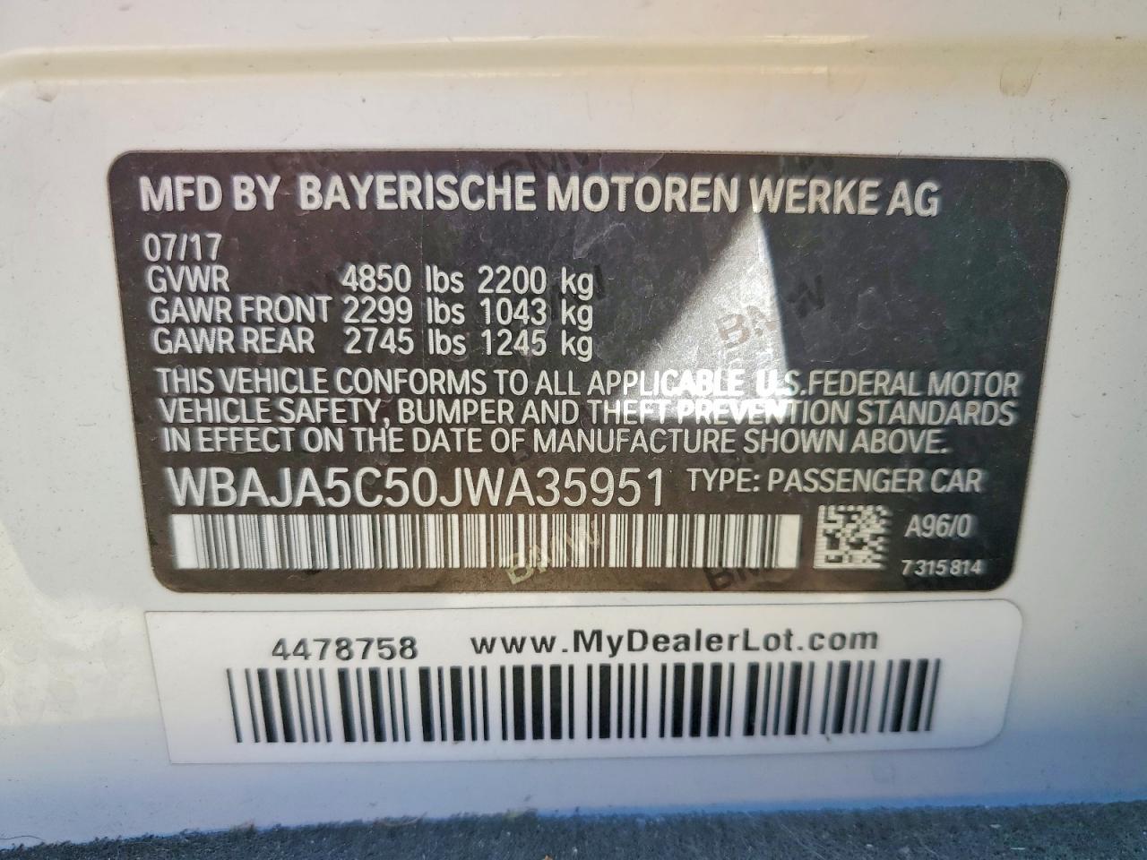 2018 BMW 530 I photo 23
