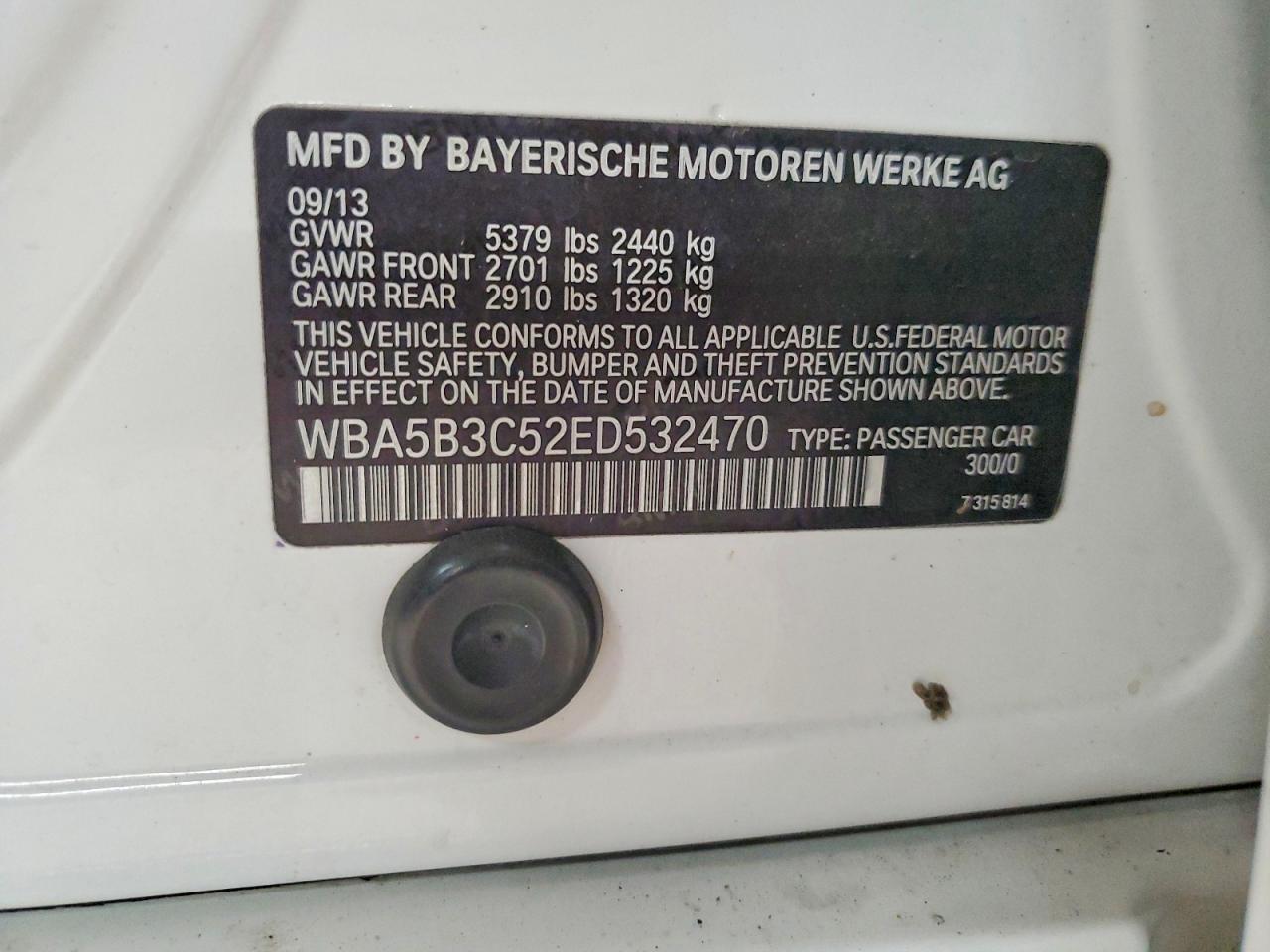 2014 BMW 535 XI photo 12