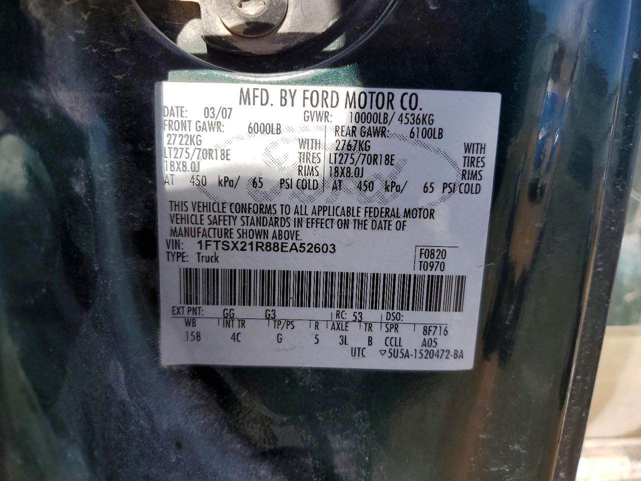 2008 FORD F250 SUPER DUTY photo 23