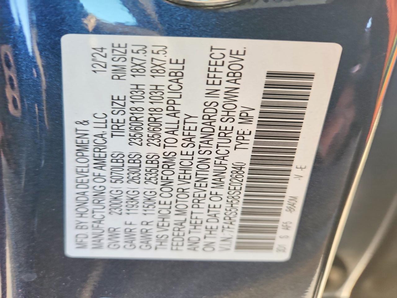 2025 HONDA CR-V SPORT photo 13