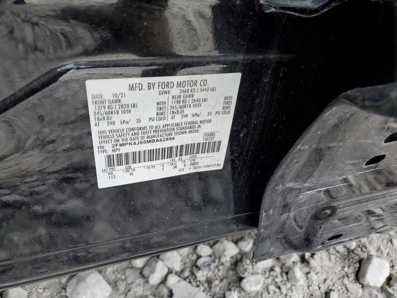2021 FORD EDGE SEL photo 23