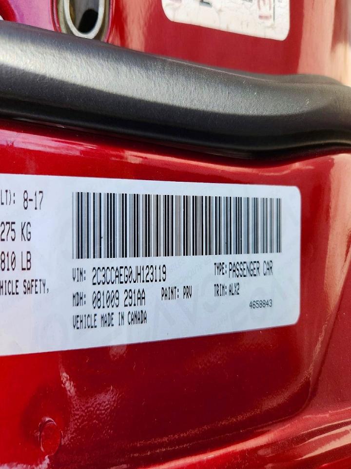 2018 CHRYSLER 300 LIMITED photo 23