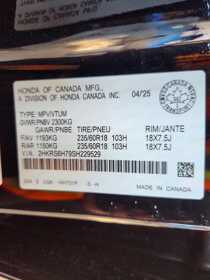 2025 HONDA CR-V EXL photo 13