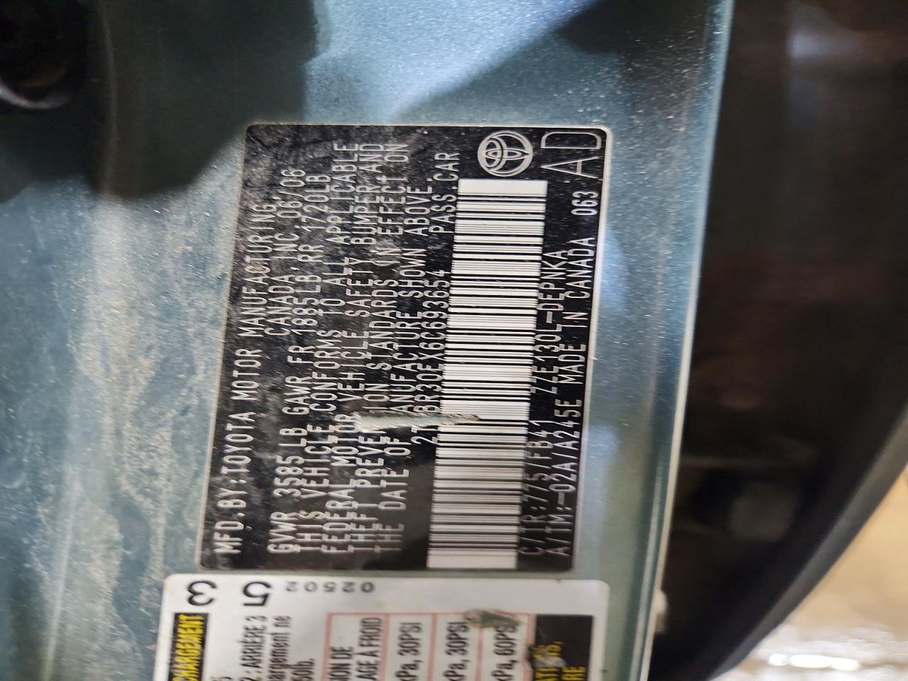 2006 TOYOTA COROLLA LE photo 12