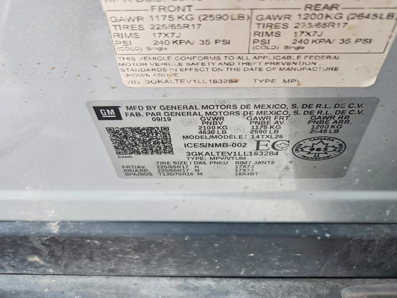 2020 GMC TERRAIN SLE photo 37