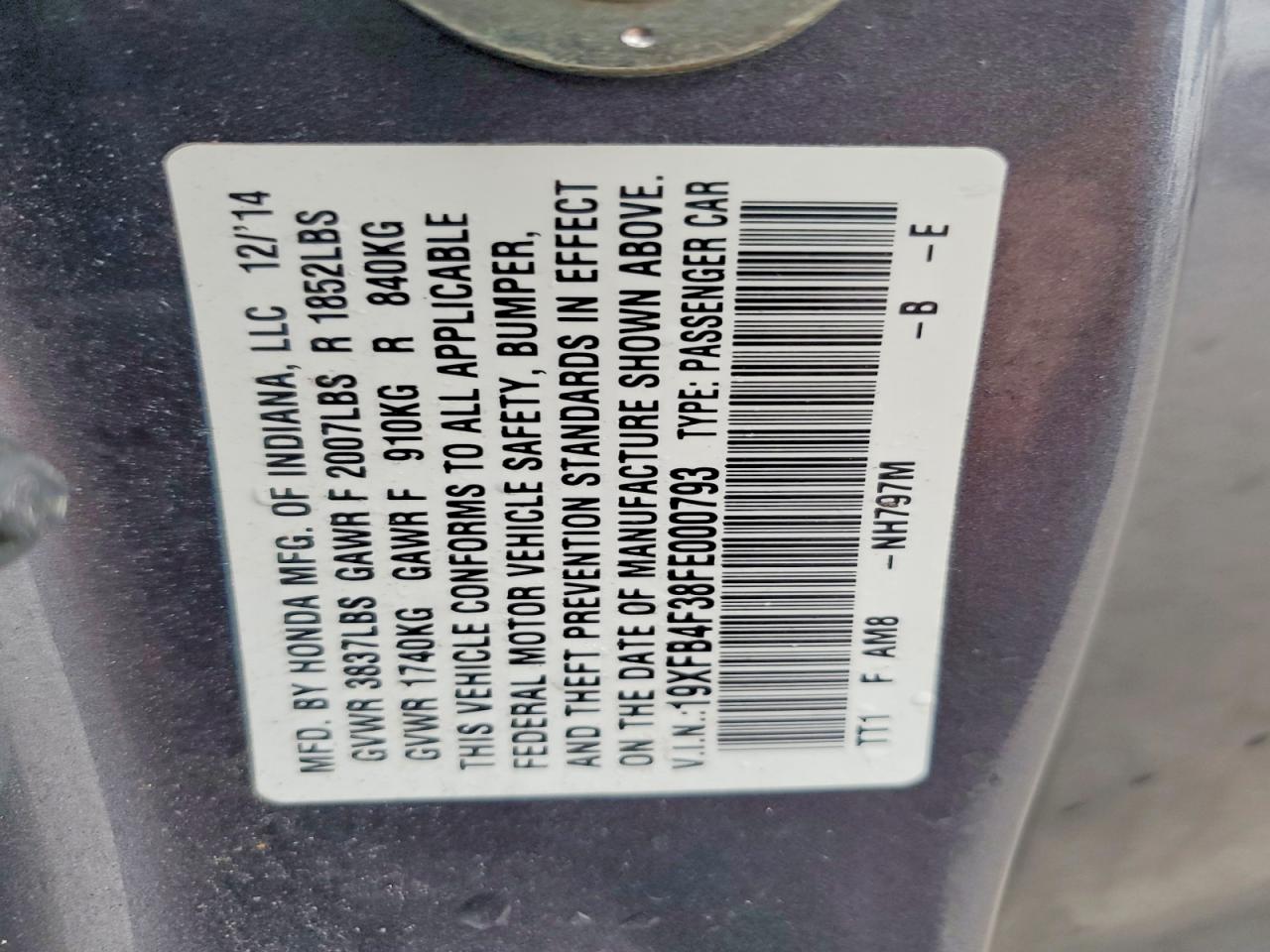 2015 HONDA CIVIC HYBRID L photo 23