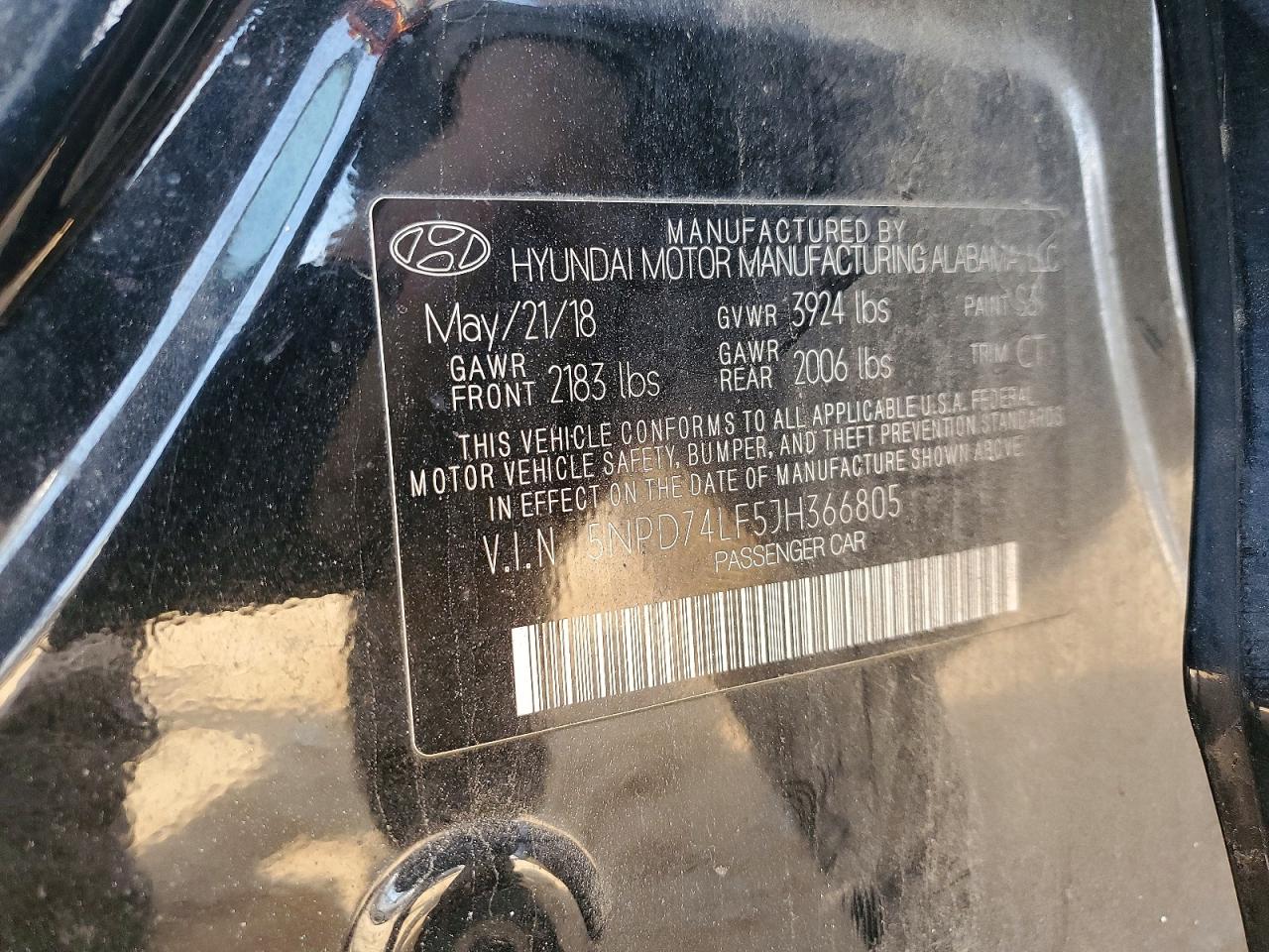 2018 HYUNDAI ELANTRA SE photo 34