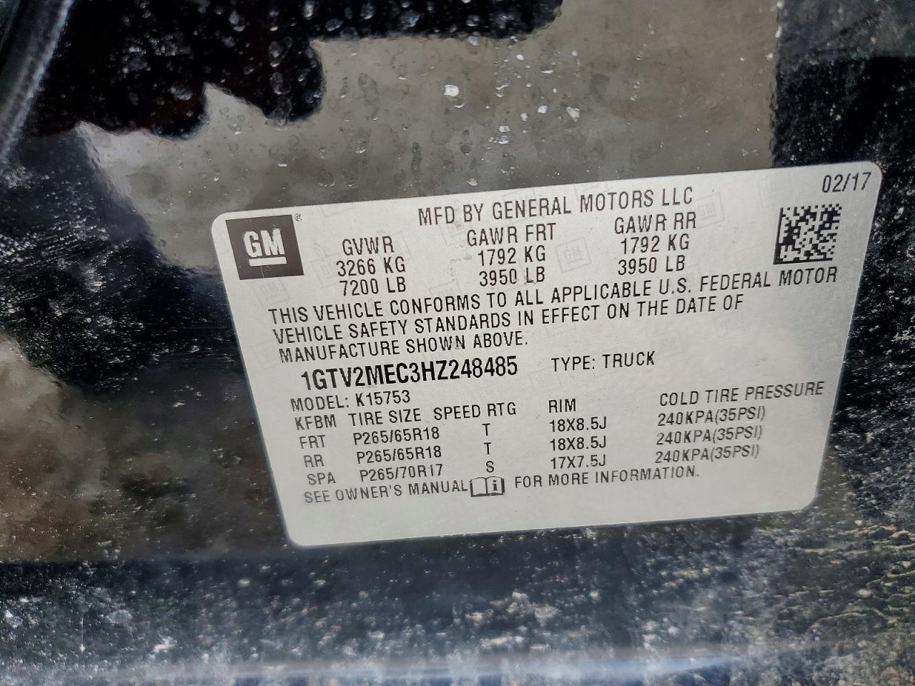 2017 GMC SIERRA K1500 SLE photo 23
