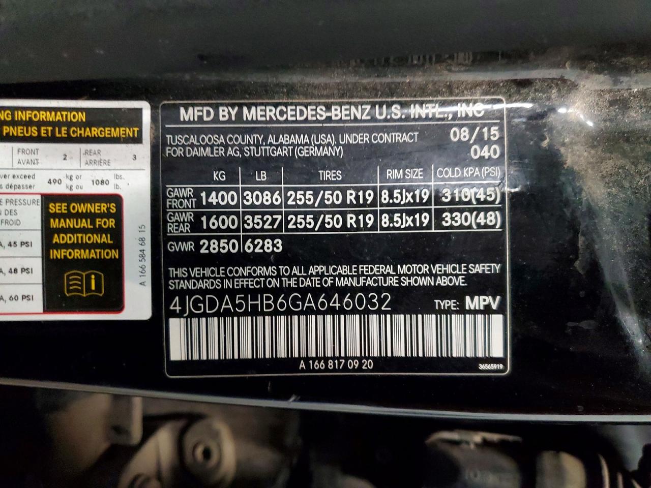 2016 MERCEDES-BENZ GLE 350 4MATIC photo 37